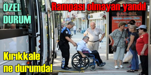 ENGELLİ RAMPASI OLMAYANA CEZA!