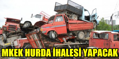 2 Bin 470 Ton Hurda İhaleye Çıkacak