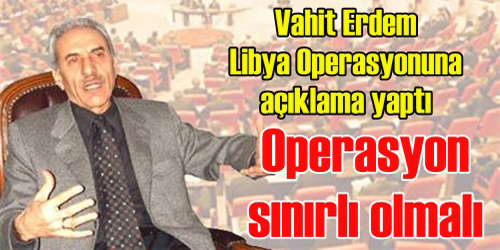 Vahit Erdem Açıklaması