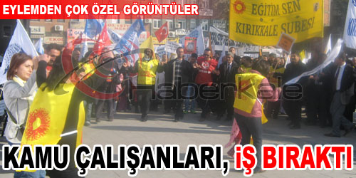 Kamu Çalışanlarından Eylem