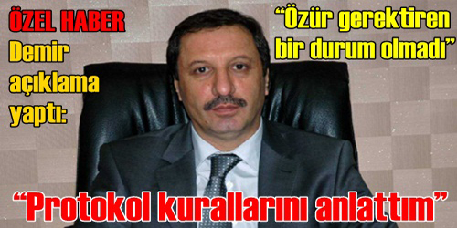 Demir Olaya Açıklama Yaptı
