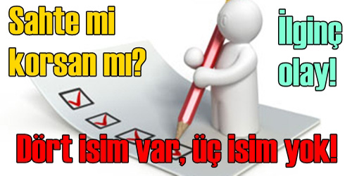 Sahte anketör mü var?