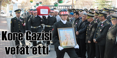 Kore Gazisi Toprağa Verildi