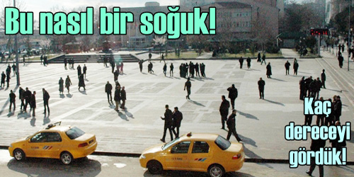 Kırıkkale donuyor