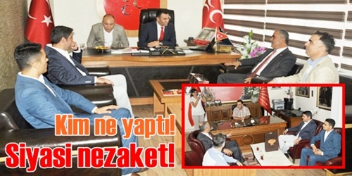 İki partiye kutlama ziyareti