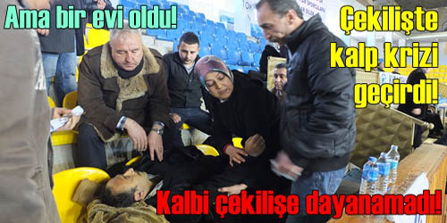 Kura Çekimine Kalbi Dayanamadı 