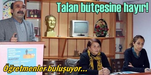  Talan bütçesine hayır!