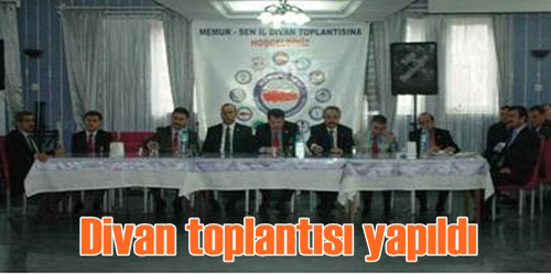 Sendika İl Divanı Yapıldı  
