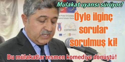 Mülakatta ilginç sorular!