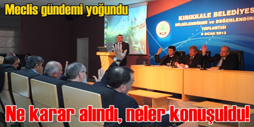 Meclis Gündemi Yoğundu