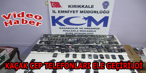 Emniyetten Kaçak Telefon Operasyonu