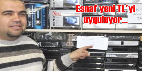 Esnaf Uygulamaya Başladı