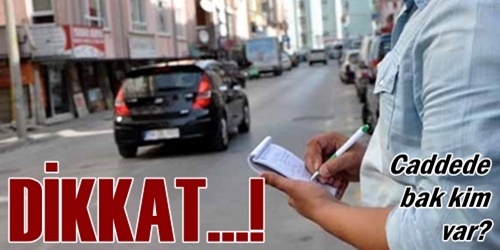 Dikkat! Caddede bak kim var!