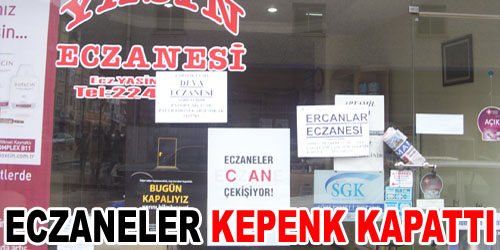 Eczacılardan Uyarı Eylemi
