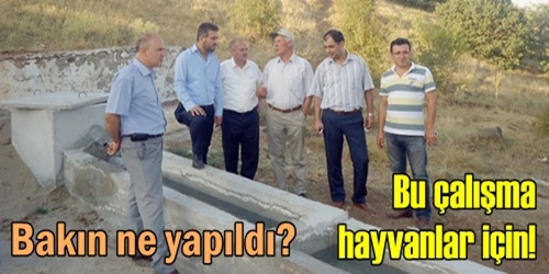 İçme suyu tesisi yapıldı