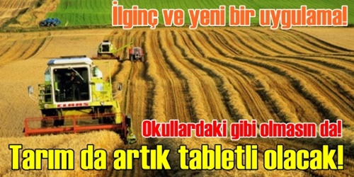 Tablet dağıtıldı!