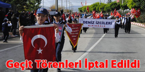 Törenler İptal