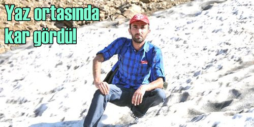 Memleketine Gitti Kar Gördü!