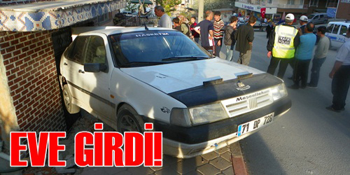 Araba Apartmana Girdi  