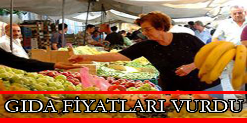 Gıda Fiyatları Vurdu