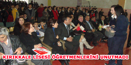 Kırıkkale Lisesi Öğretmenlerini Unutmadı