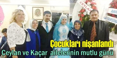 Çocukları nişanlandı