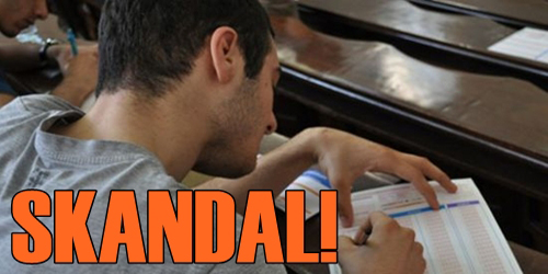 Hizmetli sınavında Skandal yaşandı!  