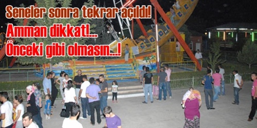 Lunapark tekrar hizmette
