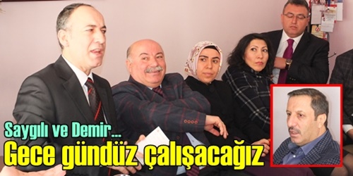 `Gece gündüz çalışacağız`