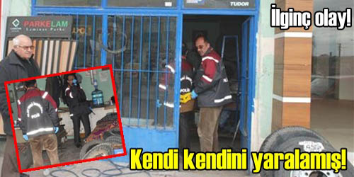 Silahını Temizlerken Yaralandı!