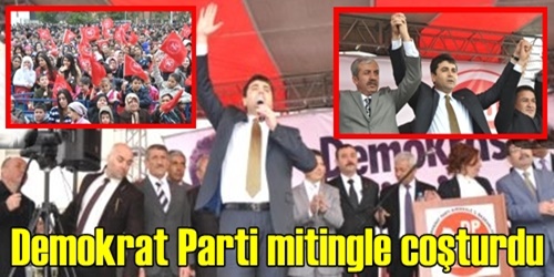 Uysal mitinge geldi