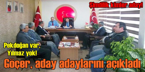 Aday adaylarını açıkladı