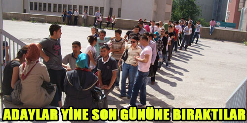 Uzunca Kuyruklar Oluştu