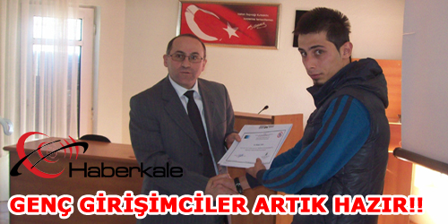 GENÇ GİRİŞİMCİLER SERTİFİKALARINI ALDI
