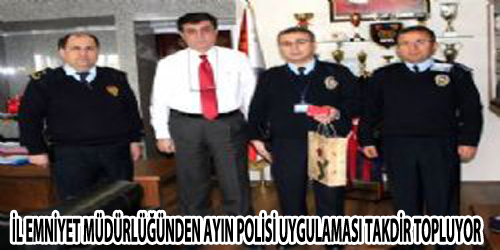 Barakça  ayın polisi  seçildi