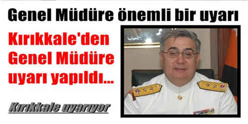 Yeni Genel Müdüre Mesaj