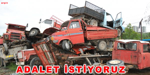 Hurda işçilerinin tepkisi