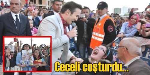 Kırıkkale Mustafa Ceceli ile coştu