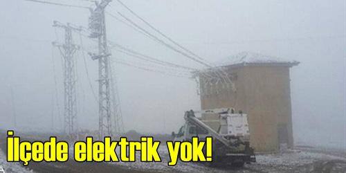 Çelebi`de elektrik kesintisi