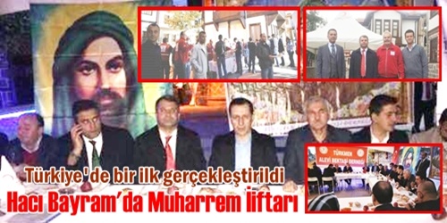 Muharrem iftarı yapıldı