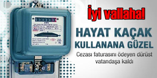 Kaçak Kullanana Jest!