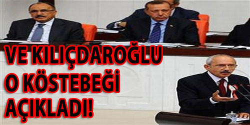 Ve Kılıçdaroğlu O Köstebeği Açıkladı !!!