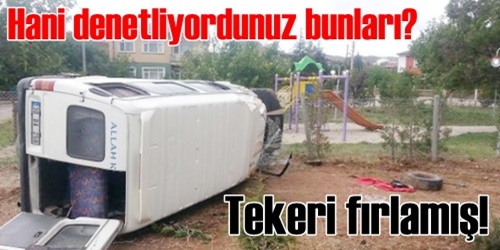 Ön tekerleği çıkınca