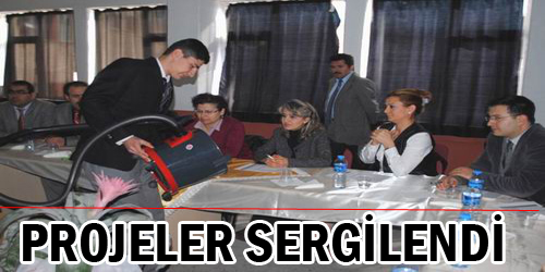 PROJELER SERGİLENDİ 