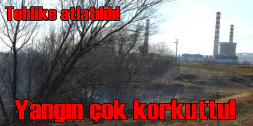 Lpg Tesisi Yakınında Yangın..
