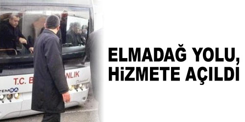 Elmadağ Yolunu Başbakan Açtı