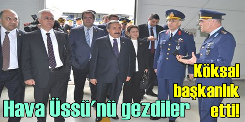 Hava üssünü gezdiler
