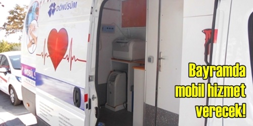Bayrama özel mobil servis