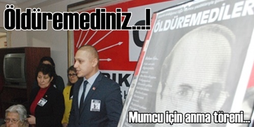 Mumcu için anma töreni