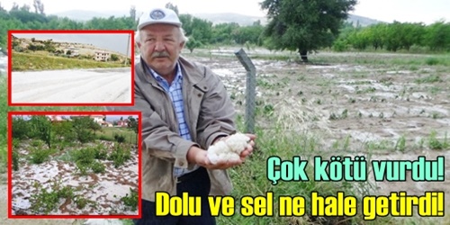 Araziler yine zarar gördü!